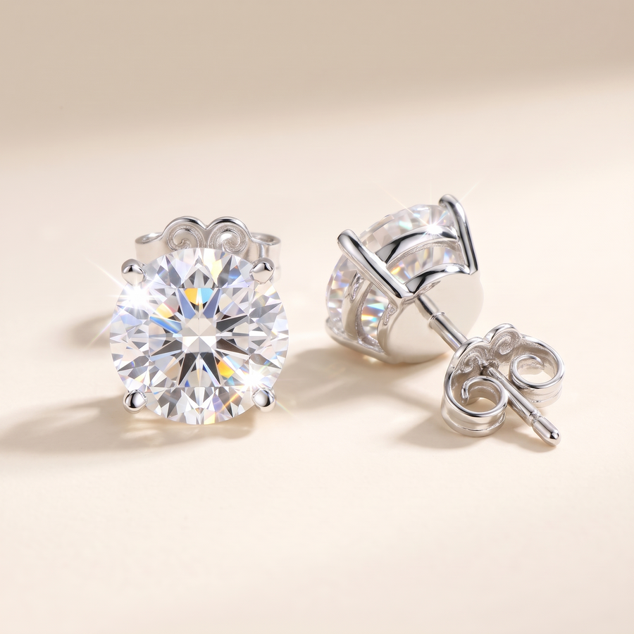 Boucles d'oreilles Solitaires Éclat